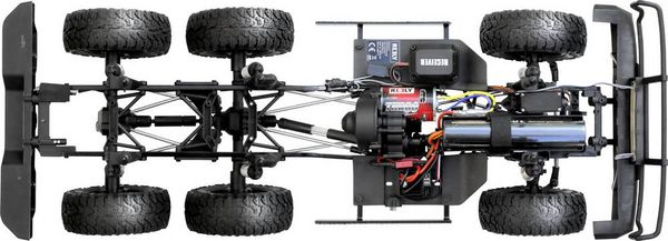 Produktbild: Reely FreeMen 2.0 6x6 Brushed 1:10 RC Modellauto Elektro Crawler Allradantrieb (6WD) 100% Premium RtR 2,4GHz inkl. Akku
