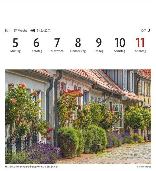 Produktbild: Ostseek&uuml;ste Sehnsuchtskalender 2027 - Wochenkalender mit 53 Postkarten