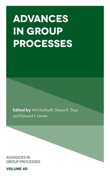 Produktbild: Advances in Group Processes