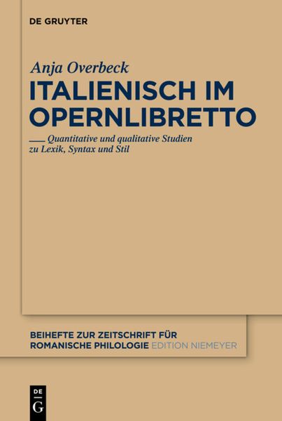 Produktbild: Italienisch im Opernlibretto