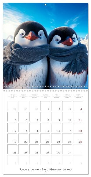 Produktbild: Jolly Selfies (Wall Calendar 2026 12 &times; 12 Inch) CALVENDO 12 Month Wall Calendar