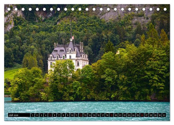 Produktbild: Schweizer Sch&ouml;nheiten (Tischkalender 2026 DIN A5 quer), CALVENDO Monatskalender