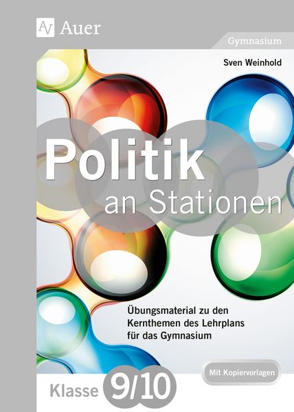 Produktbild: Politik an Stationen 9-10 Gymnasium