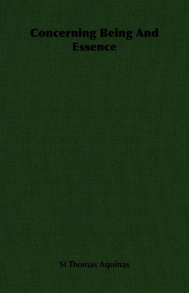 Produktbild: Concerning Being and Essence
