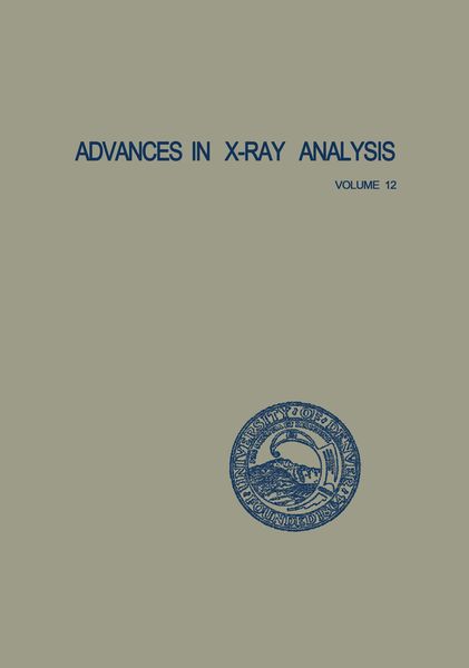 Produktbild: Advances in X-Ray Analysis