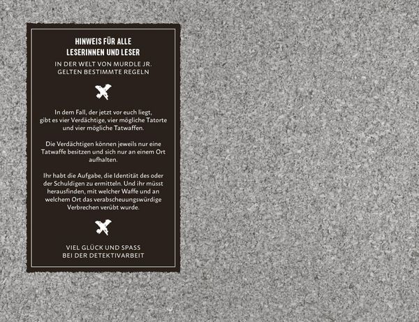 Produktbild: Murdle junior &ndash; Ein Detektivabenteuer