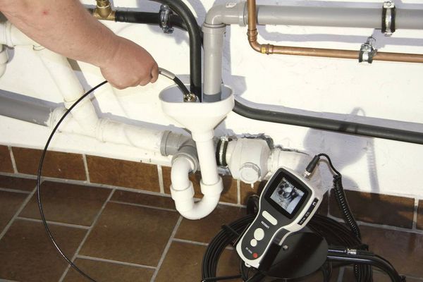 Produktbild: VOLTCRAFT Endoskop-Sonde Sonden-&Oslash; 28mm 10m Wasserdicht, LED-Beleuchtung
