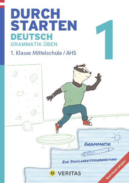 Produktbild: Durchstarten Deutsch 1. Klasse Mittelschule/AHS Grammatik &uuml;ben