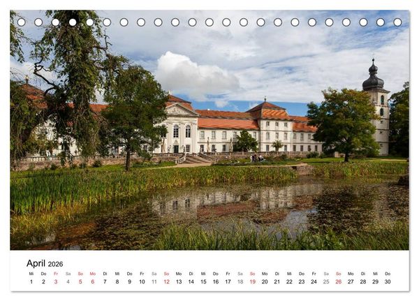 Produktbild: Fasanerie - sch&ouml;nstes Barockschloss Hessens (Tischkalender 2026 DIN A5 quer), CALVENDO Monatskalender