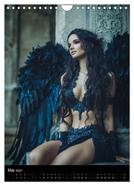 Produktbild: Gothic Angels (Wandkalender 2027 DIN A4 hoch), CALVENDO Monatskalender