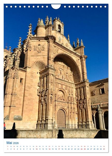 Produktbild: Salamanca. Die goldene Stadt am Tormes (Wandkalender 2026 DIN A4 hoch), CALVENDO Monatskalender