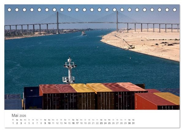 Produktbild: Faszination Schifffahrt - Schiffspassagen (Tischkalender 2026 DIN A5 quer), CALVENDO Monatskalender