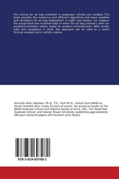 Produktbild: Defining the Criteria for Air Bag Activation in Passenger Vehicles