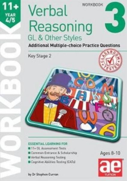 Produktbild: 11+ Verbal Reasoning Year 4/5 GL & Other Styles Workbook 3
