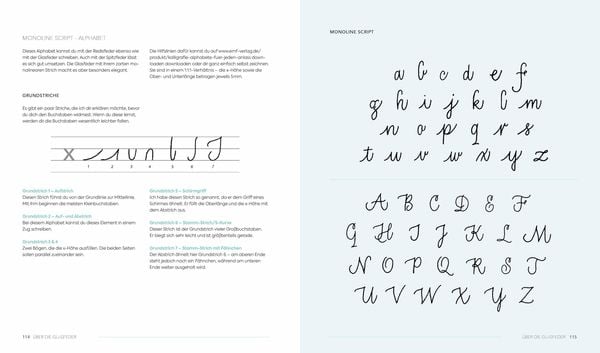 Kalligrafie – Alphabete für jeden Anlass