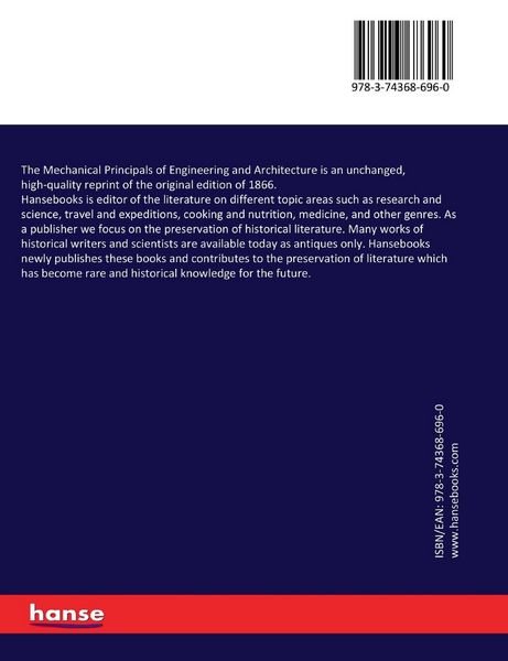 Produktbild: The Mechanical Principals of Engineering and Architecture