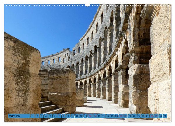 Produktbild: Istrien und Insel Krk - Impressionen eines kroatischen Sommers (Wandkalender 2026 DIN A2 quer), CALVENDO Monatskalender