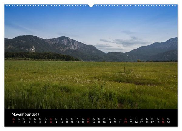 Produktbild: Sch&ouml;nes Oberbayern (hochwertiger Premium Wandkalender 2026 DIN A2 quer), Kunstdruck in Hochglanz