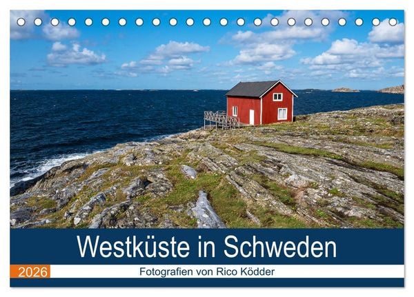 Produktbild: Westk&uuml;ste in Schweden (Tischkalender 2026 DIN A5 quer), CALVENDO Monatskalender