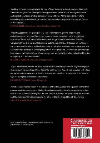 Produktbild: The Cambridge Handbook of Labor and Democracy