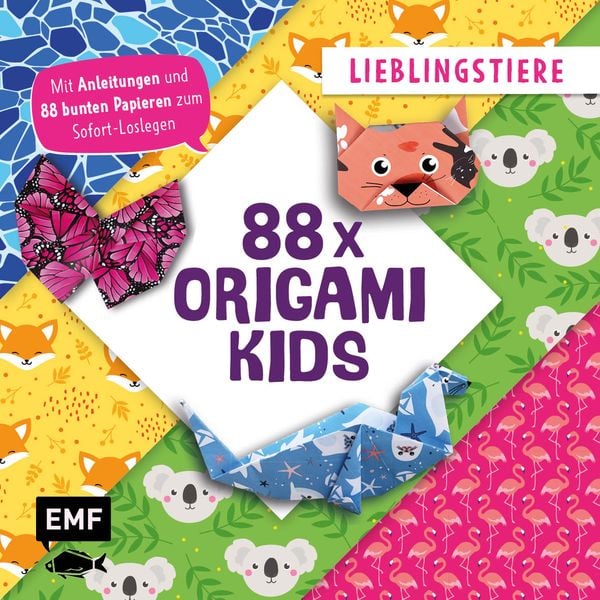 Produktbild: 88 x Origami Kids – Lieblingstiere