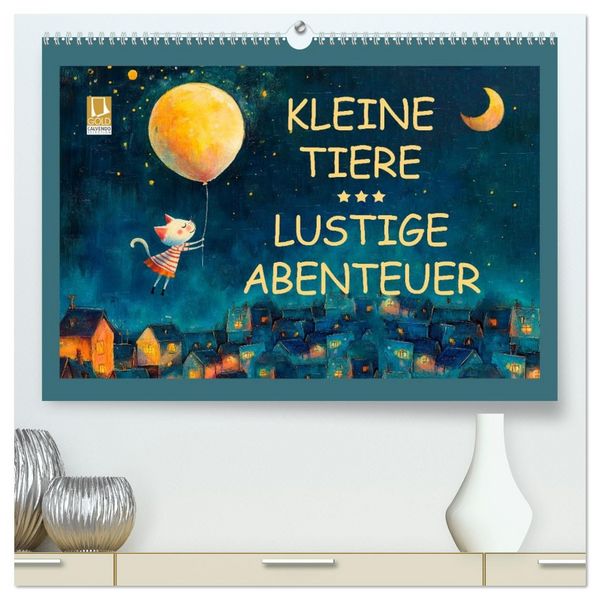 Produktbild: Kleine Tiere - Lustige Abenteuer (hochwertiger Premium Wandkalender 2027 DIN A2 quer), Kunstdruck in Hochglanz