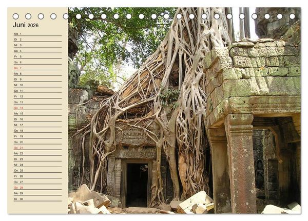 Produktbild: Kambodscha. Angkor Wat (Tischkalender 2026 DIN A5 quer), CALVENDO Monatskalender
