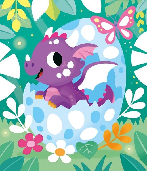 Produktbild: Mein buntes Glanzfolien-Buch: Schimmernde Drachen