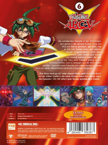 Produktbild: Yu-Gi-Oh! Arc-V - Staffel 3.2: Episode 125-148 [5 DVDs]