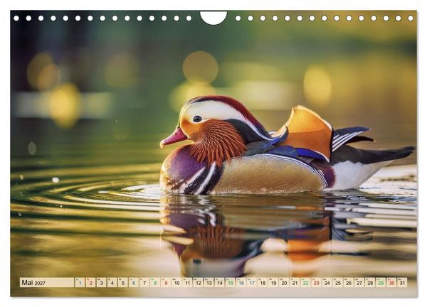 Produktbild: Die buntesten Tiere - Weltweit (Wandkalender 2027 DIN A4 quer), CALVENDO Monatskalender
