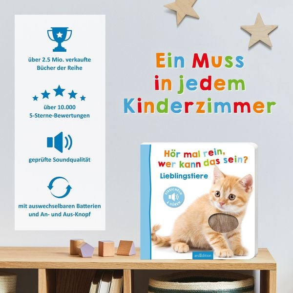 Hör mal rein, wer kann das sein? – Lieblingstiere