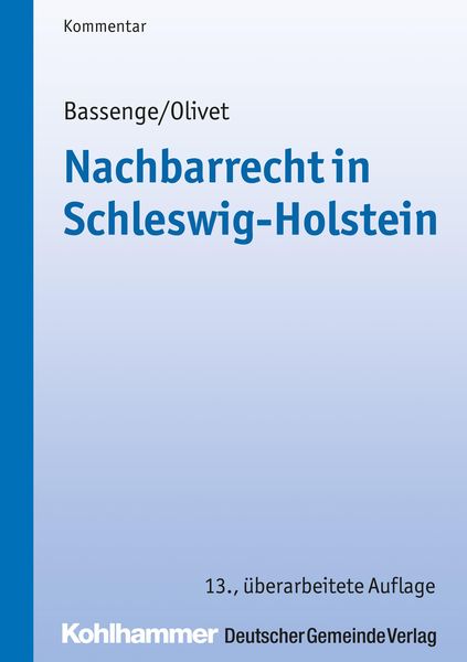 Produktbild: Nachbarrecht in Schleswig-Holstein