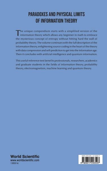 Produktbild: PARADOXES AND PHYSICAL LIMITS OF INFORMATION THEORY