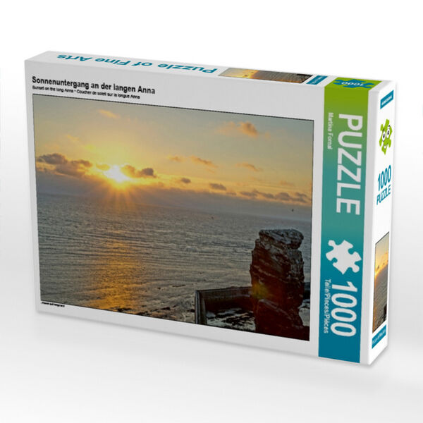 Produktbild: CALVENDO Puzzle Sonnenuntergang an der langen Anna | 1000 Teile Lege-Gr&ouml;&szlig;e 64x48cm Foto-Puzzle f&uuml;r gl&uuml;ckliche Stunden
