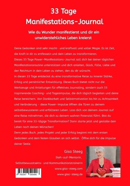 Produktbild: 33 Tage Manifestations-Journal
