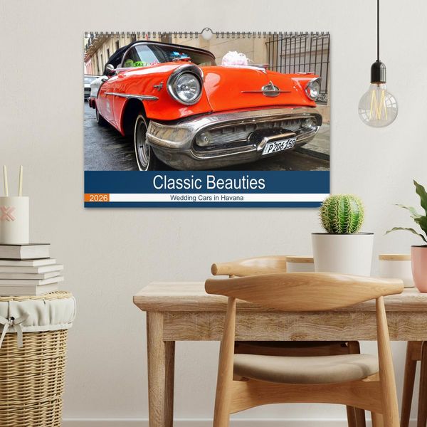 Produktbild: Classic Beauties - Wedding cars in Havana (Wall Calendar 2026 DIN A3 landscape), CALVENDO 12 Month Wall Calendar