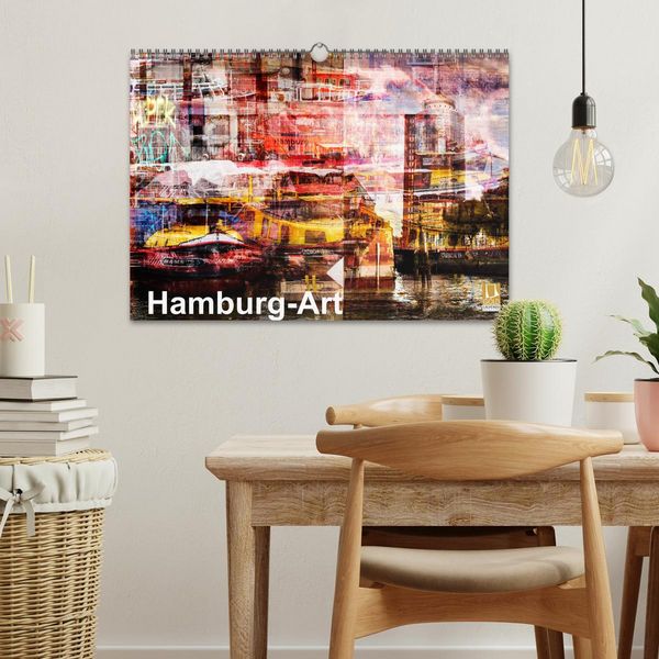 Produktbild: Hamburg-Art (Wandkalender 2026 DIN A3 quer), CALVENDO Monatskalender