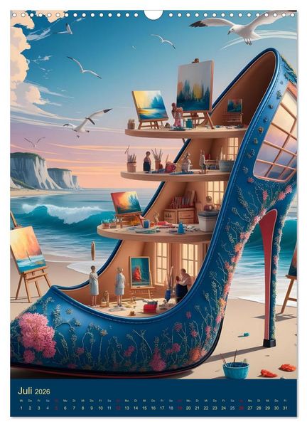 Produktbild: High-Heel-Visionen (Wandkalender 2026 DIN A3 hoch), CALVENDO Monatskalender