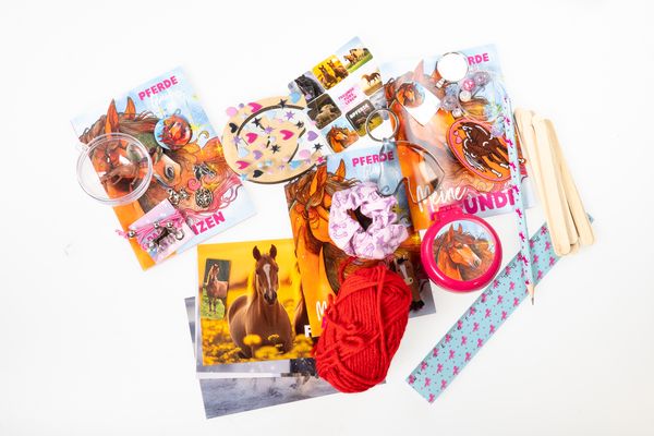 Produktbild: Pferdegl&uuml;ck - Der kreative Adventskalender. 24 &Uuml;berraschungen f&uuml;r Pferde-Fans
