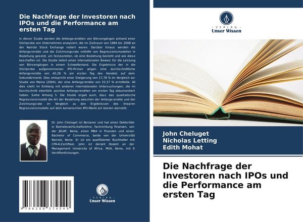 Produktbild: Die Nachfrage der Investoren nach IPOs und die Performance am ersten Tag