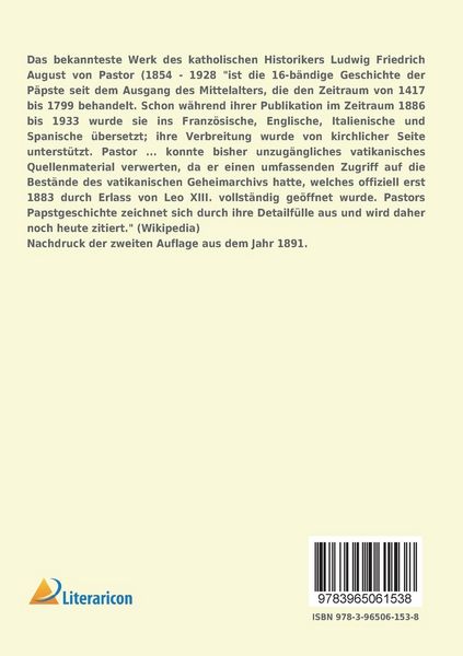 Produktbild: Geschichte der P&auml;pste seit dem Ausgang des Mittelalters