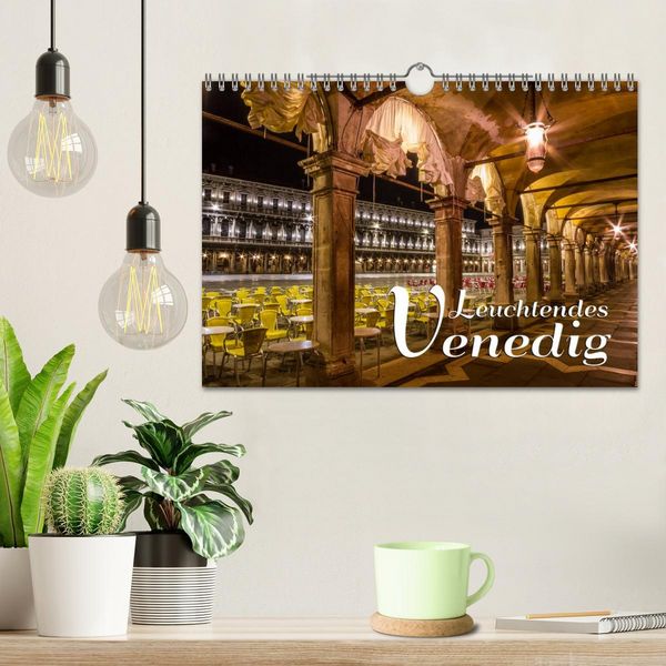 Produktbild: Leuchtendes Venedig (Wandkalender 2026 DIN A4 quer), CALVENDO Monatskalender