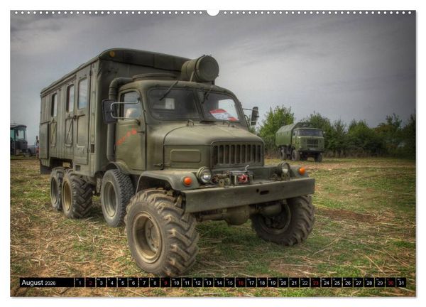 Produktbild: alte K&auml;mpfer- Milit&auml;rfahrzeuge des Ostblocks (hochwertiger Premium Wandkalender 2026 DIN A2 quer), Kunstdruck in Hochglanz