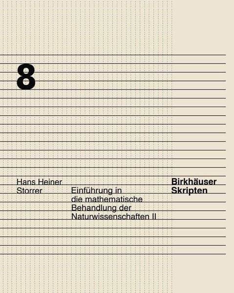 Produktbild: Einf&uuml;hrung in die mathematische Behandlung der Naturwissenschaften II