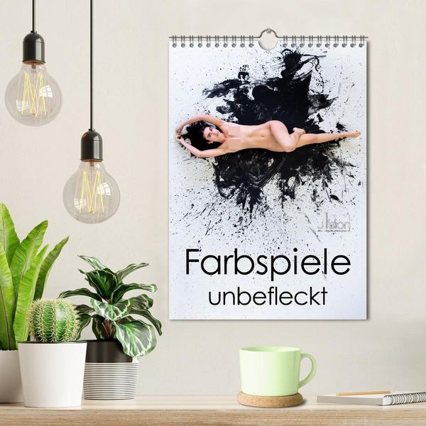 Produktbild: Farbspiele - unbefleckt (Wandkalender 2026 DIN A4 hoch), CALVENDO Monatskalender