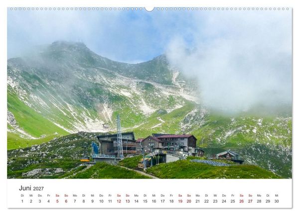 Produktbild: Oberstdorf - Bergparadies in den Alpen (hochwertiger Premium Wandkalender 2027 DIN A2 quer), Kunstdruck in Hochglanz