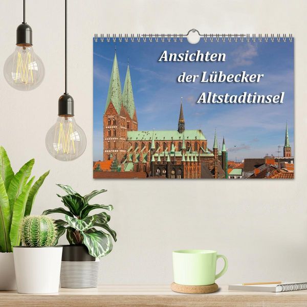 Produktbild: Ansichten der L&uuml;becker Altstadtinsel (Wandkalender 2026 DIN A4 quer), CALVENDO Monatskalender