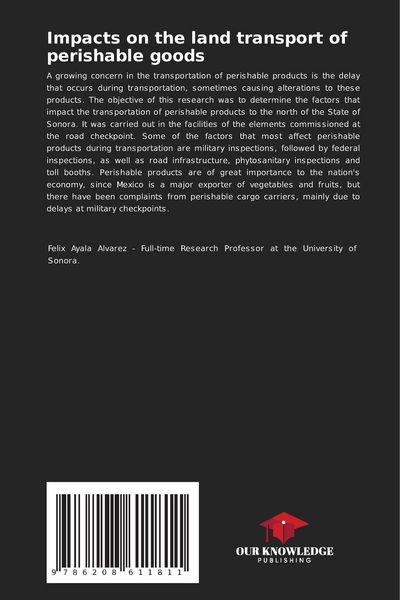 Produktbild: Impacts on the land transport of perishable goods