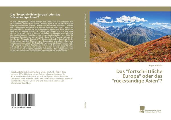 Produktbild: Das "fortschrittliche Europa" oder das "r&uuml;ckst&auml;ndige Asien"?