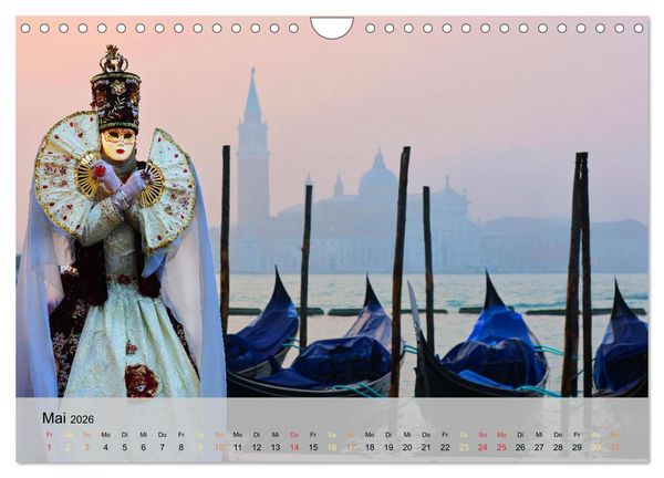Produktbild: Venedigs Sch&ouml;nheiten (Wandkalender 2026 DIN A4 quer), CALVENDO Monatskalender